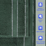 Egyptian Giza Cotton Plush Soft Towel Set 8 Piece - Egyptian Cotton Towel Set by Superior Brand