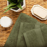 Egyptian Cotton Madison Plush Towel Set 3 Piece - Egyptian Cotton Towel Set by Superior Brand