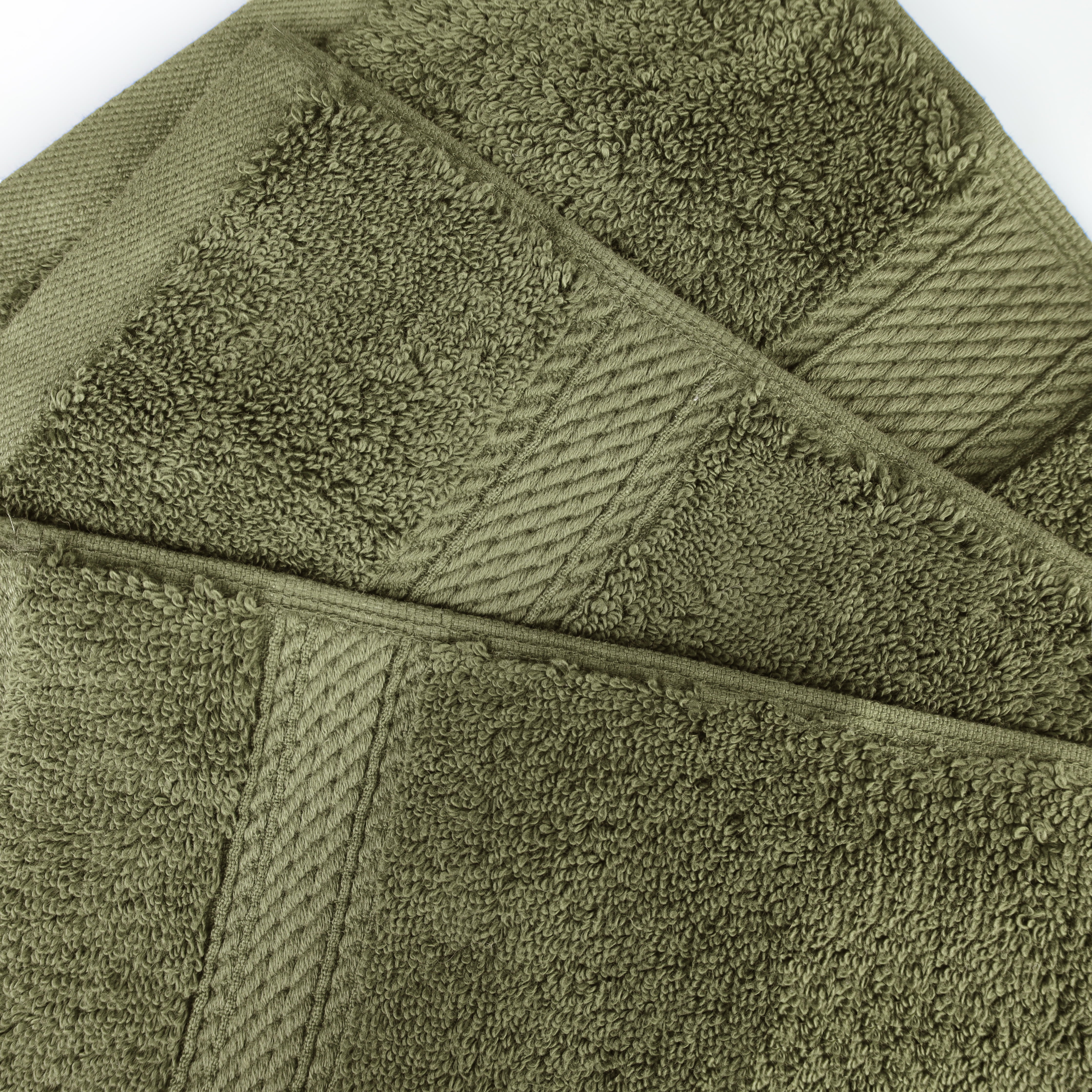Madison Egyptian Cotton Plush Heavyweight 8 Piece Towel Set - Egyptian Cotton Towel Set by Superior Brand