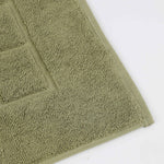 Nora Cotton Solid Absorbent Thick Checkered Washable Bath Mat Set of 2 - Bath Mats by Superior Brand