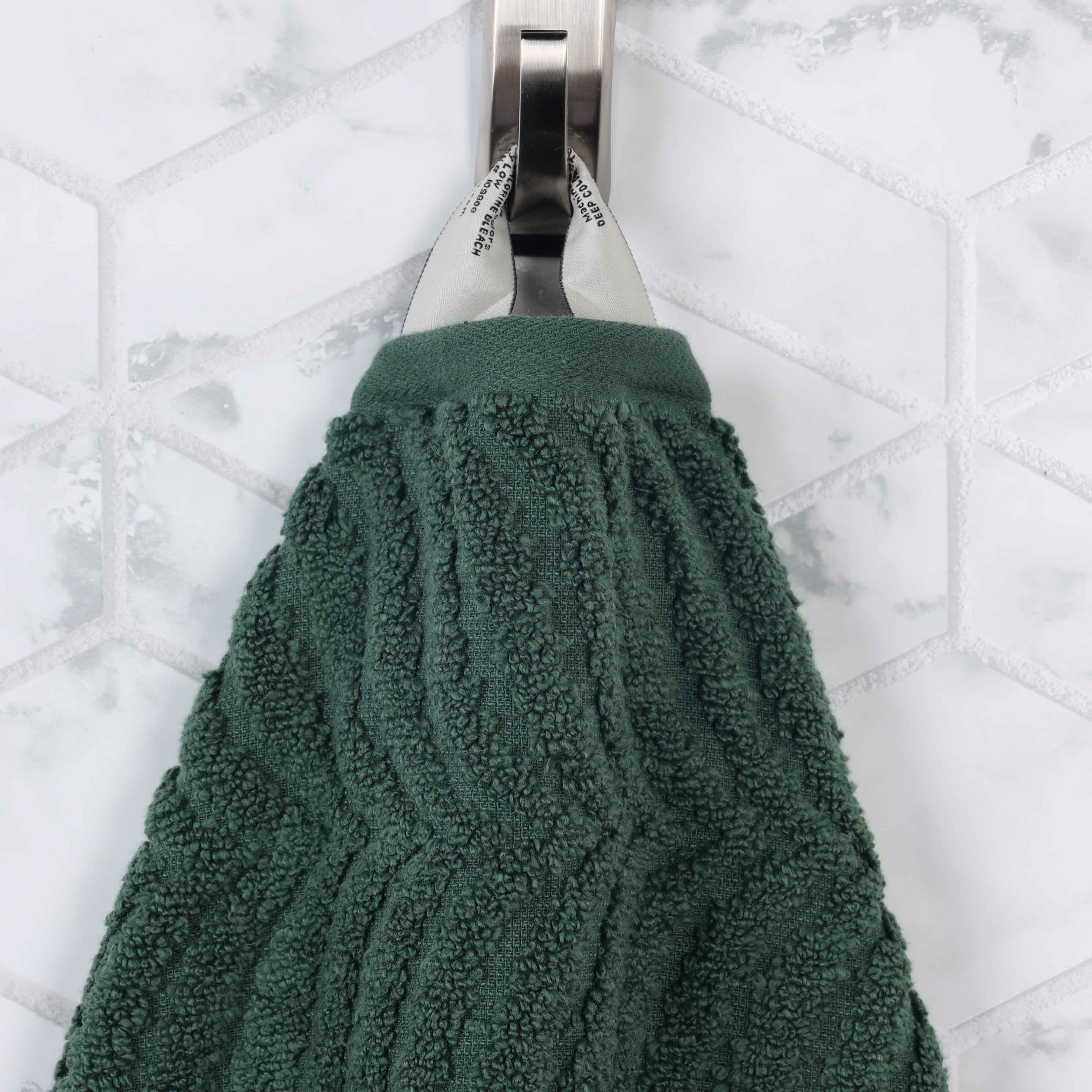 Zero Twist Cotton Solid and Jacquard Bath Towel Set of 4 - Bath Towel by Superior Brand