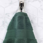 Chevron Zero Twist Solid and Jacquard Cotton 8 Piece Towel Set - Towel Set by Superior Brand