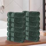 Niles Egyptian Giza Cotton Ultra Plush Face Towel Set 12 Piece - Egyptian Cotton Face Towel by Superior Brand