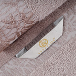 Wisteria Cotton Medium Weight Floral Jacquard Border 12 Piece Towel Set - Towel Set by Superior Brand