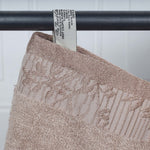 Wisteria Cotton Medium Weight Floral Jacquard Border 3 Piece Towel Set - Towel Set by Superior Brand