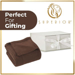 100% Cotton Waffle Blanket – Cooling Waffle Weave, Lightweight & Breathable - Blanket by Superior Brand