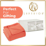 100% Cotton Waffle Blanket – Cooling Waffle Weave, Lightweight & Breathable - Blanket by Superior Brand