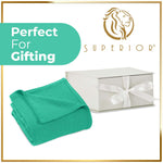 100% Cotton Waffle Blanket – Cooling Waffle Weave, Lightweight & Breathable - Blanket by Superior Brand