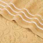 Zero-Twist Cotton Jacquard Towel Set 9 Piece - Sadie - Towel Set by Superior Brand