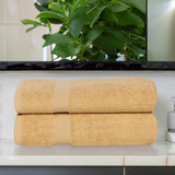 Cotton Eco-Friendly Bathroom Essentials 2 Piece Bath Sheet Set - Bath Sheets by Superior Brand
