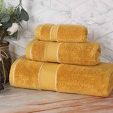 Egyptian Giza Cotton Plush Soft Towel Set 3 Piece - Egyptian Cotton Towel Set by Superior Brand