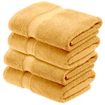 Egyptian Cotton Bath Towel Set 4-Piece - Madison - Egyptian Cotton Bath Towel by Superior Brand
