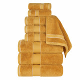 Niles Egyptian Giza Cotton Plush Towel Set 9-Piece - Egyptian Cotton Towel Set by Superior Brand