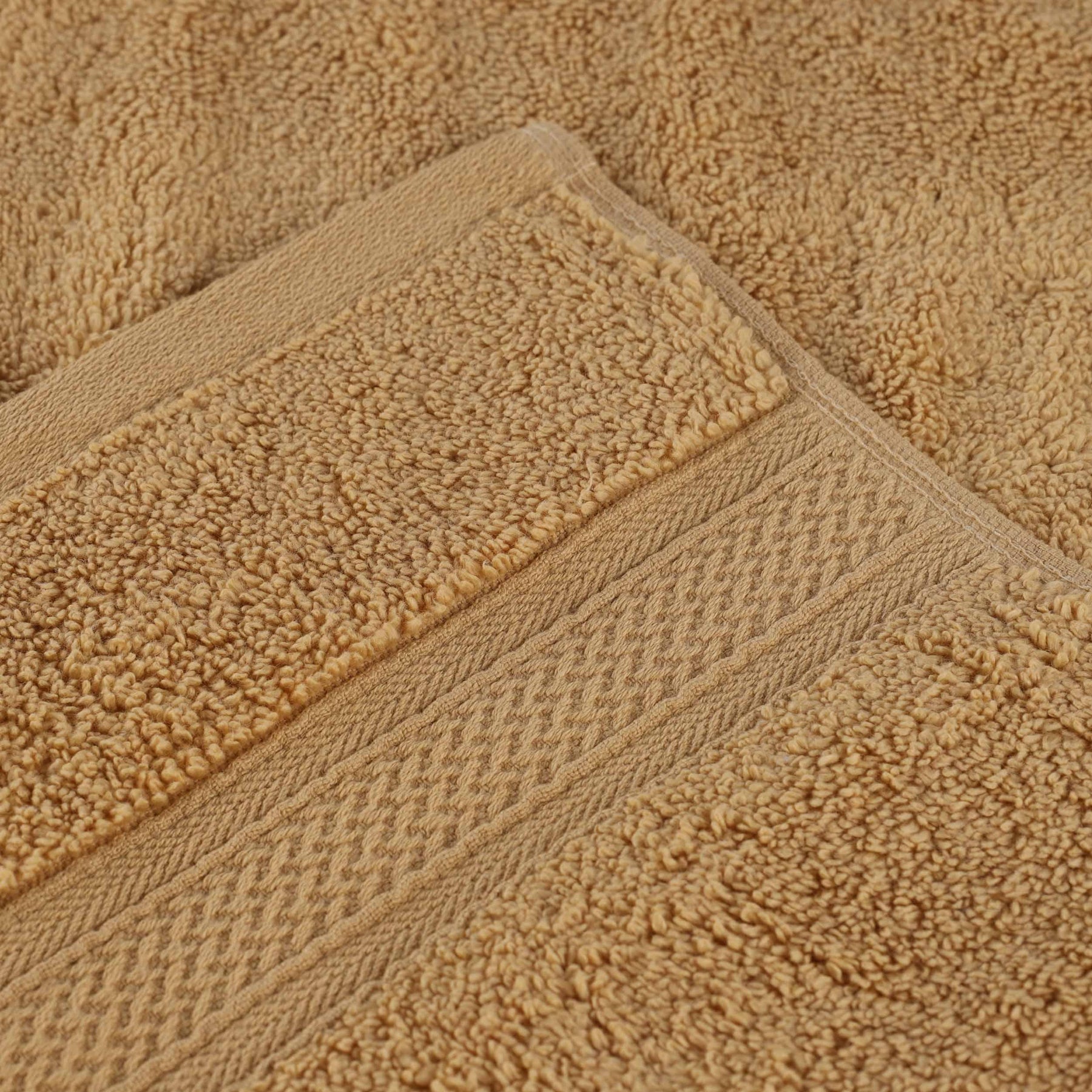 Chevron Zero Twist Cotton Solid and Jacquard Face Towel Set of 12