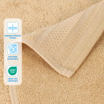 Cotton Waffle Border Towel Set 12-Piece - Honeycomb - Towel Set by Superior Brand