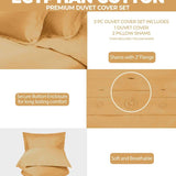 300 Thread Count Egyptian Cotton Solid Duvet Cover - Egyptian Cotton Duvet Cover Set by Superior Brand