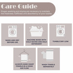 Zero Twist Cotton Ribbed Towel Set 6-Piece - Brea - Towel Set by Superior Brand