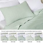 Aswan Cotton Medium Weight Textured Modern Chevron Woven Coverlet - Coverlet by Superior Brand