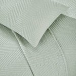 Aswan Cotton Medium Weight Textured Modern Chevron Woven Coverlet - Coverlet by Superior Brand