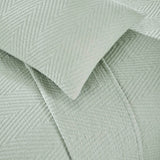 Aswan Cotton Medium Weight Textured Modern Chevron Woven Coverlet - Coverlet by Superior Brand