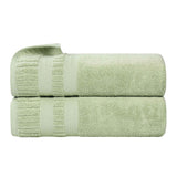 Zero Twist Cotton Medium Weight Soft Bath Towel Set of 2 - Bath Towel by Superior Brand