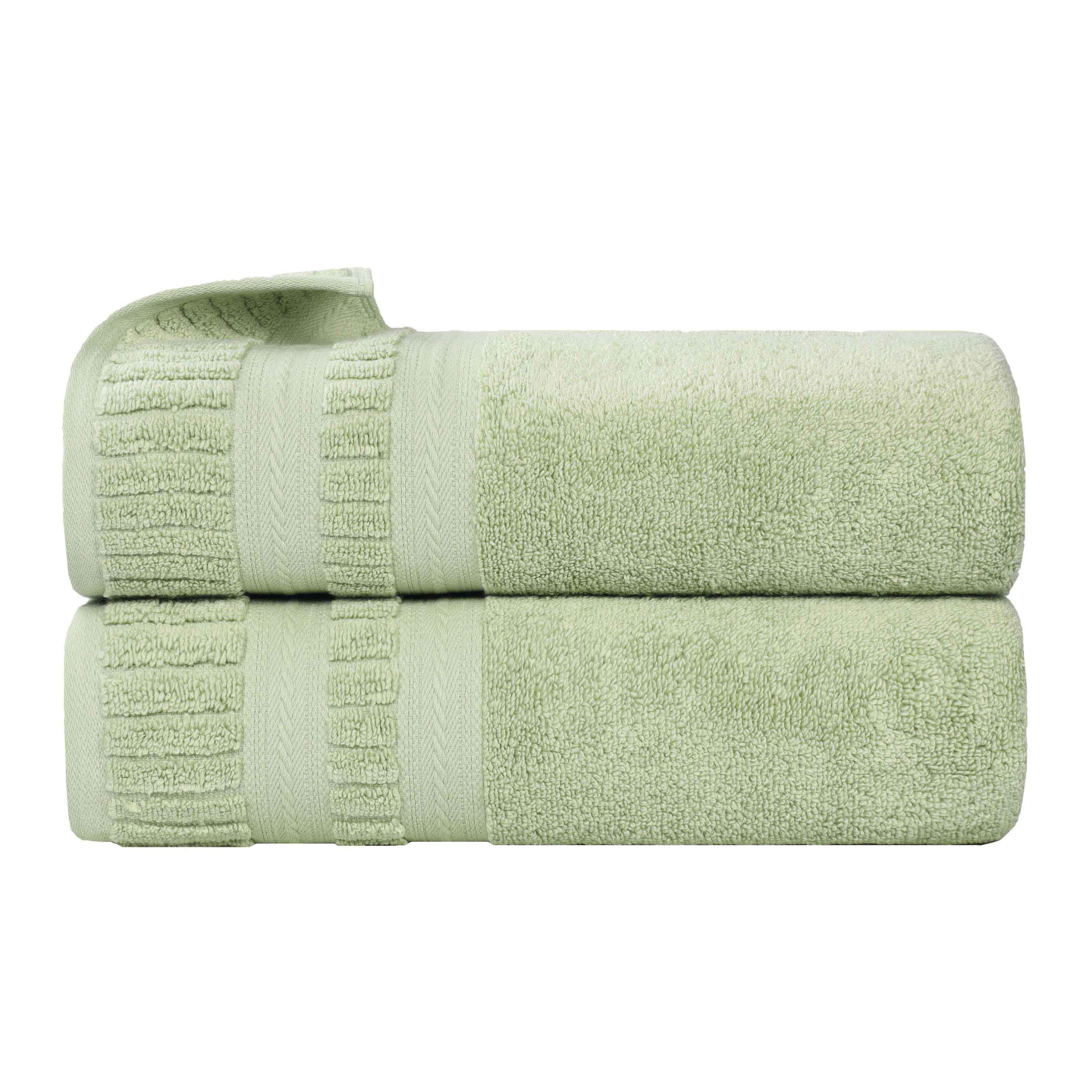 Zero Twist Cotton Medium Weight Soft Bath Towel Set of 2 - Bath Towel by Superior Brand