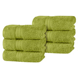 Cotton Terry Hand Towel Set 6-Piece - Atlas - Hand Towel Set by Superior Brand