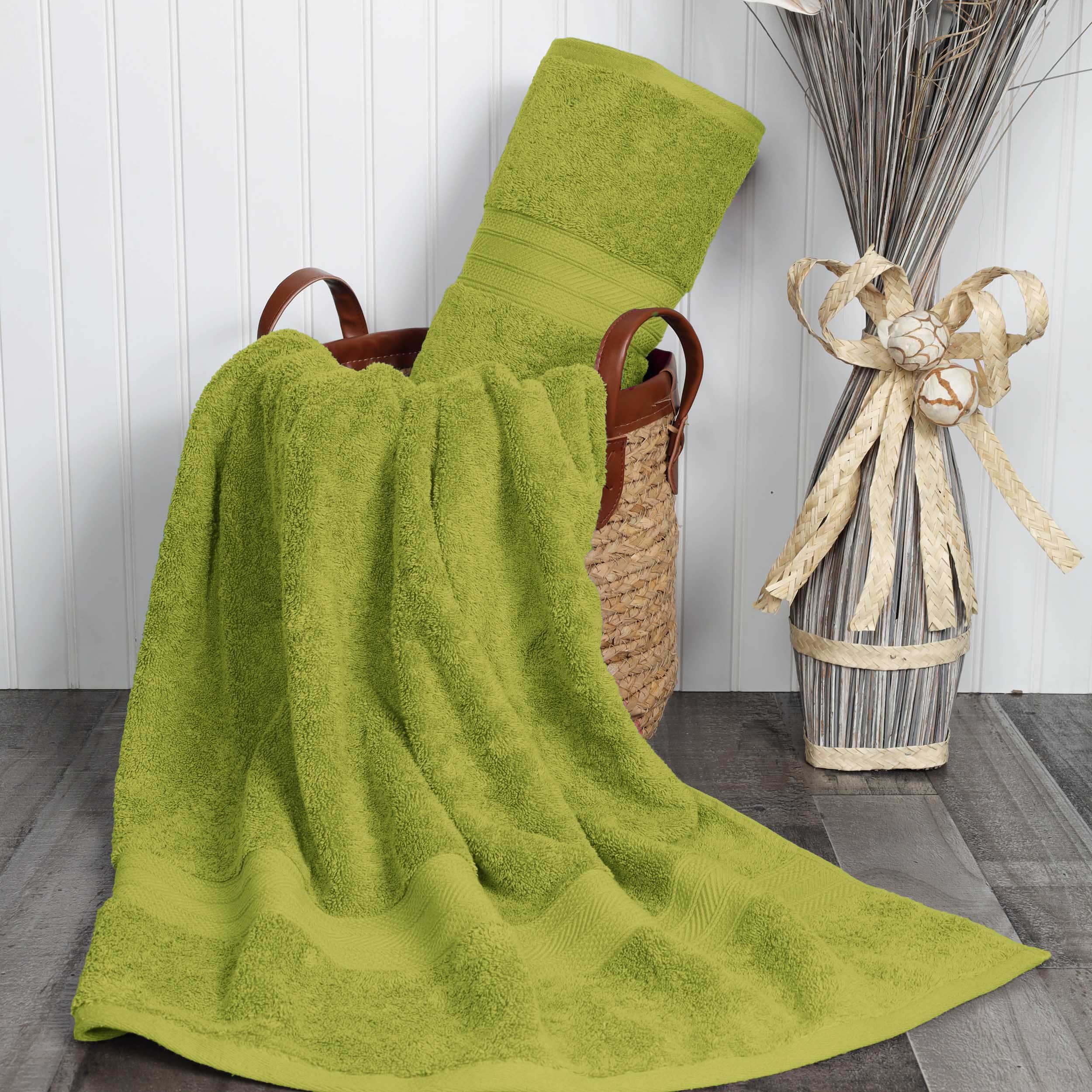 Atlas Cotton Heavyweight Absorbent Plush 2 Piece Bath Sheet Set - Bath Sheets by Superior Brand