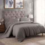 300 Thread Count Egyptian Cotton Solid Duvet Cover - Egyptian Cotton Duvet Cover Set by Superior Brand