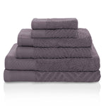Egyptian Cotton Basketweave Towel Set 6 Piece - Egyptian Cotton Towel Set by Superior Brand