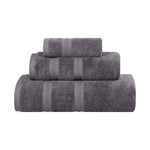 Smart Dry Zero Twist Cotton Medium Weight 3 Piece Assorted Towel Set - Towel Set by Superior Brand