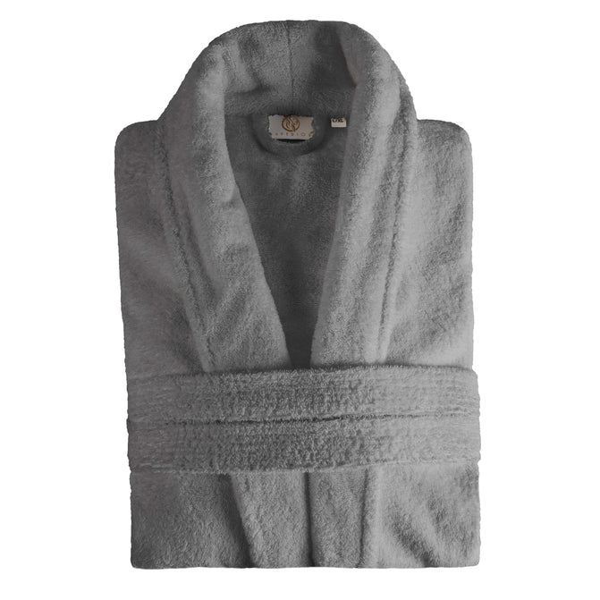 Classic Men's Bath Robe Turkish Cotton Bathrobe with Adjustable Belt