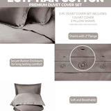 300 Thread Count Egyptian Cotton Solid Duvet Cover - Egyptian Cotton Duvet Cover Set by Superior Brand