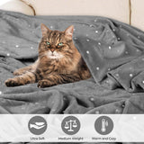 Fleece Plush Medium Weight Fluffy Soft Decorative Polka Dot Blanket - Blanket by Superior Brand