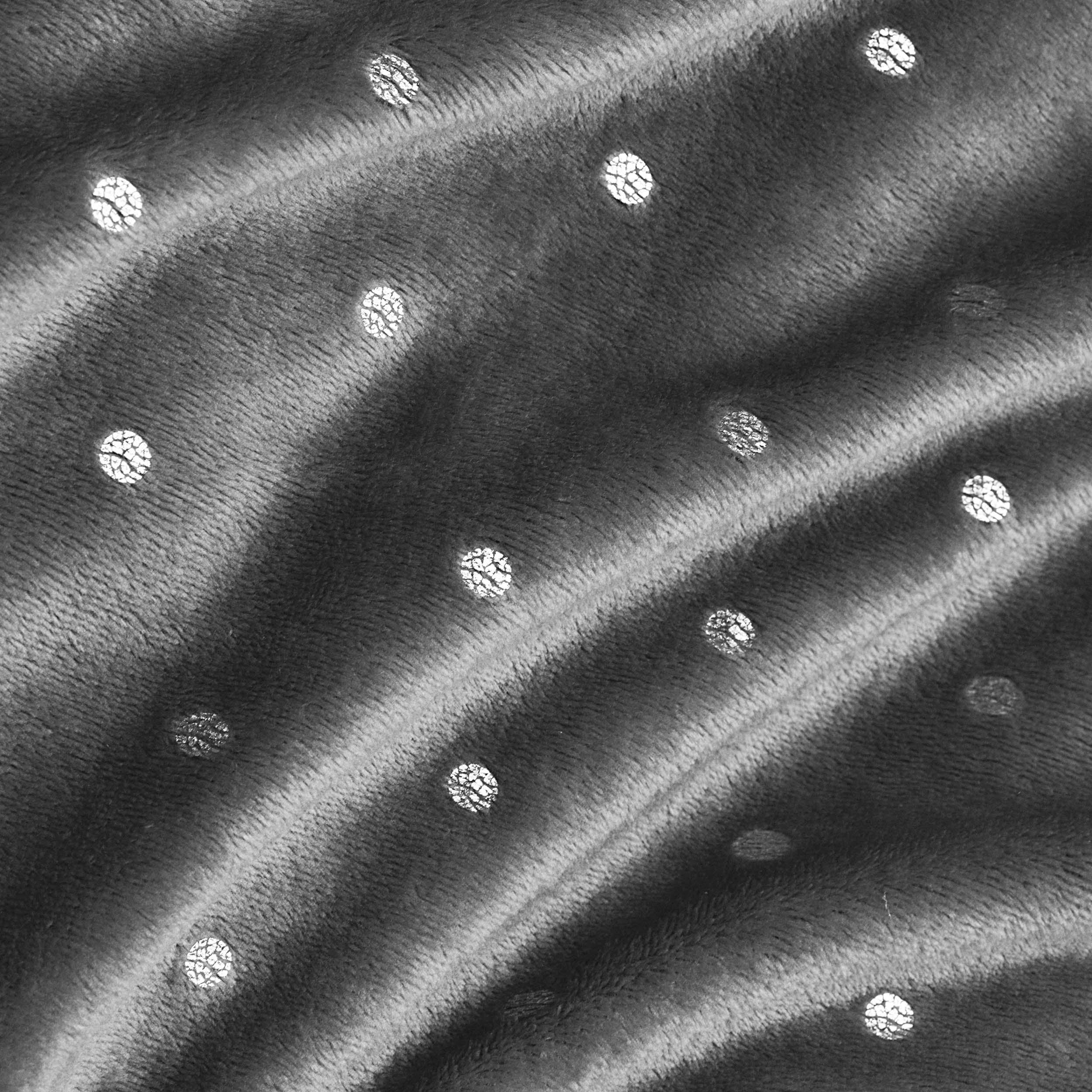 Fleece Plush Medium Weight Fluffy Soft Decorative Polka Dot Blanket - Blanket by Superior Brand
