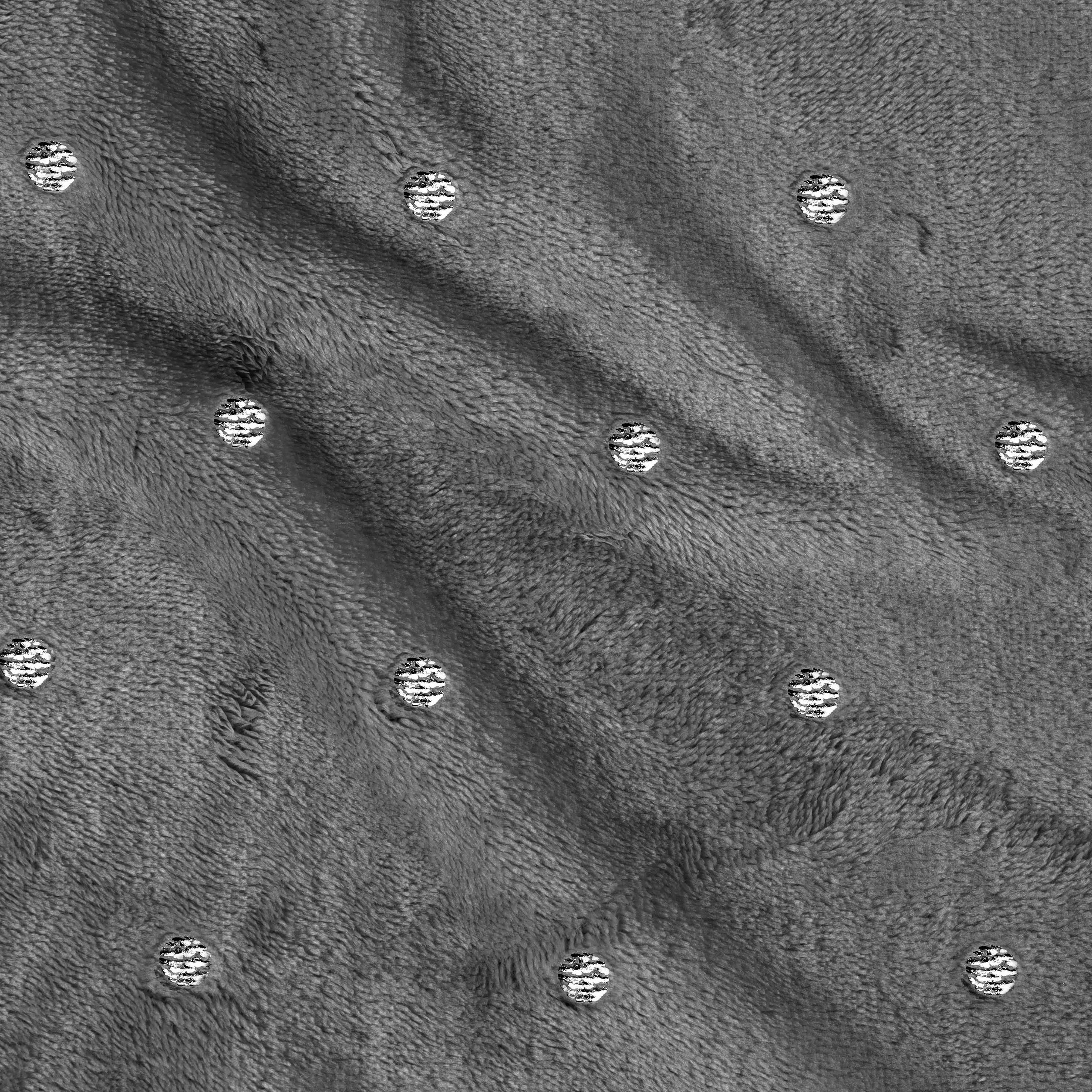 Fleece Plush Medium Weight Fluffy Soft Decorative Polka Dot Blanket - Blanket by Superior Brand