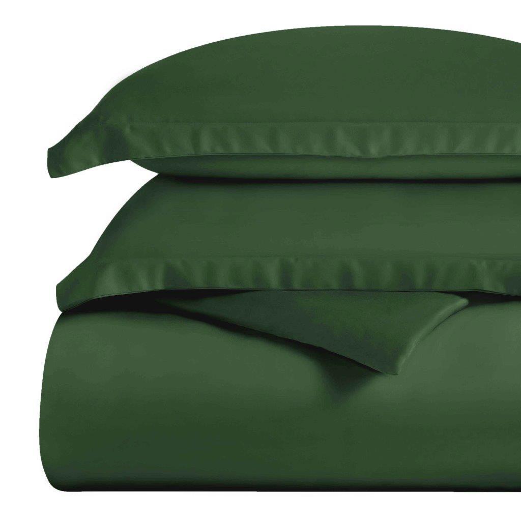 300 Thread Count Egyptian Cotton Solid Duvet Cover - Egyptian Cotton Duvet Cover Set by Superior Brand