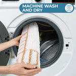 Inaya Modern Striped Tufted Shag Machine Washable Bath Rugs, Set of 2 - Bath Rugs by Superior Brand