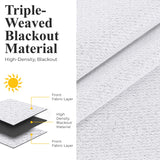 Nyan 100% Blackout Machine Washable Grommet Curtains, Set of 2 Panels - Blackout Curtains by Superior Brand