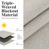 Neal 100% Blackout Machine Washable Grommet Curtains, Set of 2 Panels - Blackout Curtains by Superior Brand