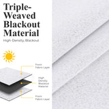 Neal 100% Blackout Machine Washable Grommet Curtains, Set of 2 Panels - Blackout Curtains by Superior Brand