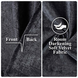 Noor Semi-Blackout Chenille Washable Grommet Curtains, Set of 2 Panels - Blackout Curtains by Superior Brand