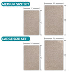 Venere Floral Scroll Textured Machine Washable Bath Rugs, Set of 2 - Bath Rugs by Superior Brand