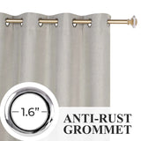 Nyan 100% Blackout Machine Washable Grommet Curtains, Set of 2 Panels - Blackout Curtains by Superior Brand