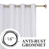 Nyan 100% Blackout Machine Washable Grommet Curtains, Set of 2 Panels - Blackout Curtains by Superior Brand