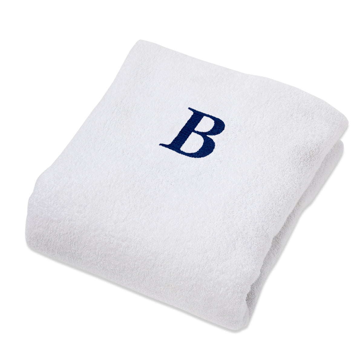 Superior Monogrammed Combed Cotton Lounge Chair Cover - B