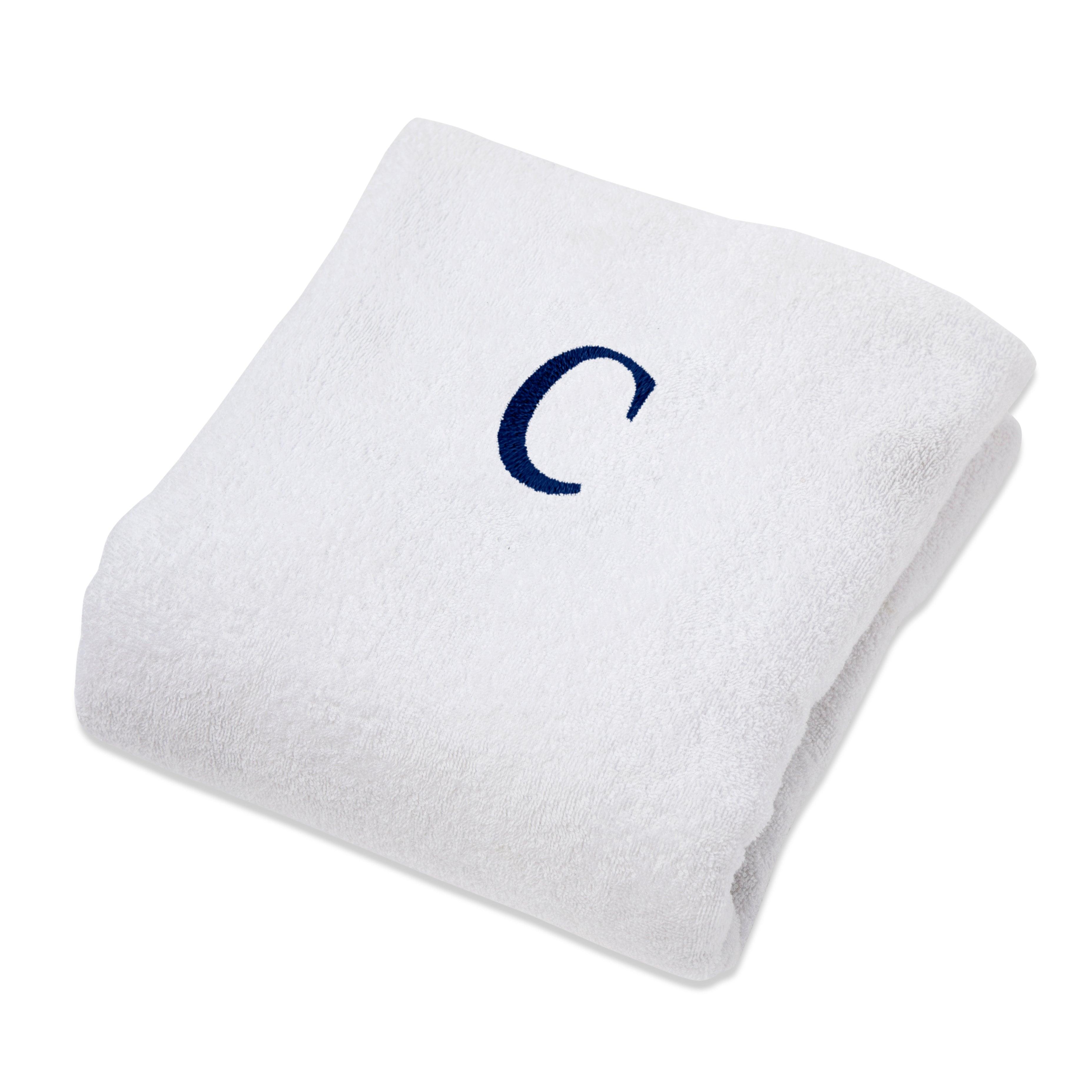 Cotton Monogrammed Patio Chaise Lounge Chair Cover - Beach Towel by Superior Brand