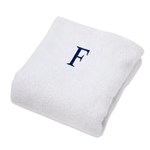 Superior Monogrammed Combed Cotton Lounge Chair Cover - F