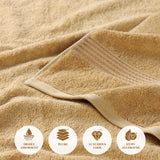 Egyptian Cotton Heritage Plush Towel Set 3 Piece - Egyptian Cotton Towel Set by Superior Brand