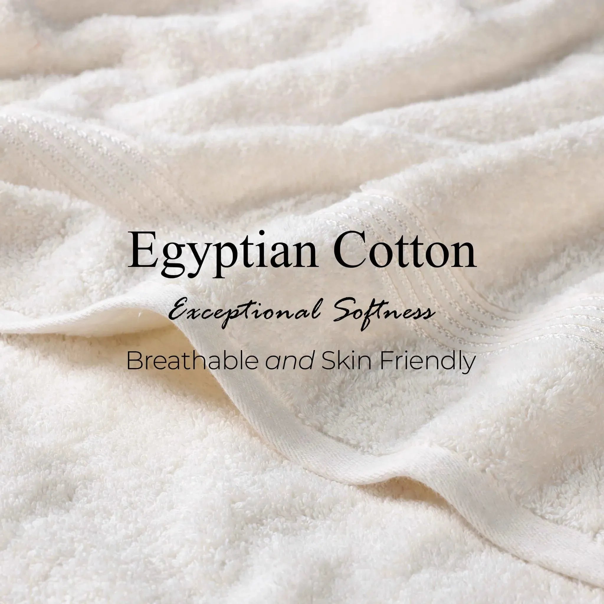 Egyptian Cotton Heritage Plush Towel Set 3 Piece - Egyptian Cotton Towel Set by Superior Brand
